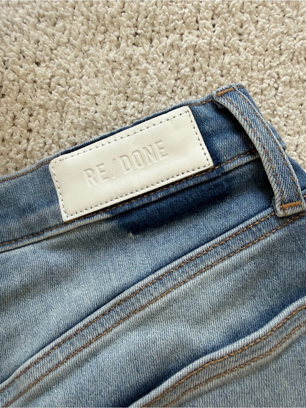 RE/DONE Mid-Rise Wide-Leg Crop Jeans 27 Marea - Picture 7 of 14